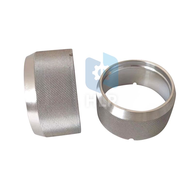 Ciri-ciri CNC Turnning Aluminium Knurling Sleeve